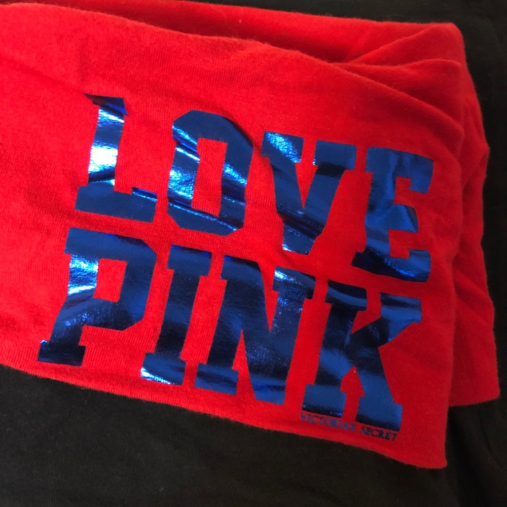 Pink Victoria’s Secret NY Giants yoga pants